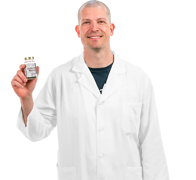 Dr. Mächtig hält Active Move als Expertenhinweis zur Gelenkformel