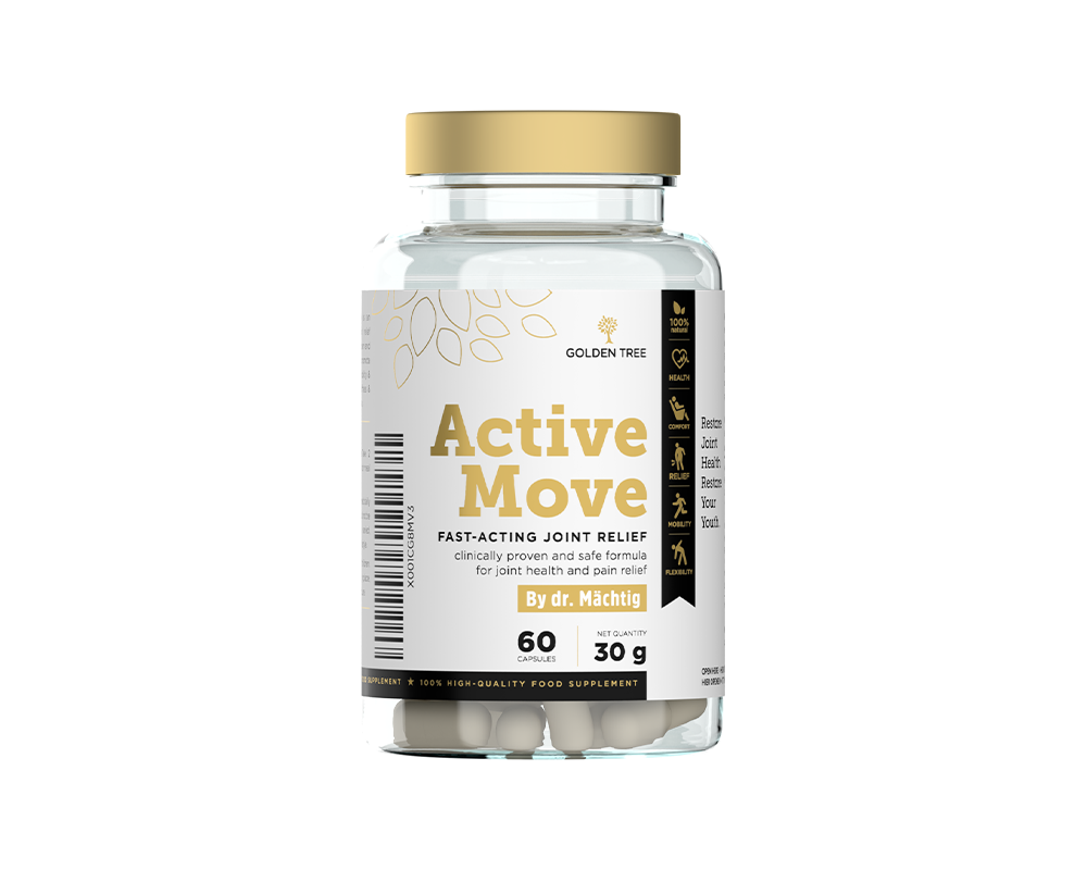 Active Move Gelenkkapseln offizielles Produkt von Golden Tree für Gelenkunterstützung